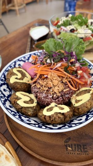 Falafel bowl  at Pure Vegan Heaven - Thong Sala in Koh Phangan