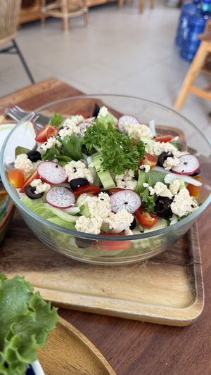 Greek salad  at Pure Vegan Heaven - Thong Sala in Koh Phangan