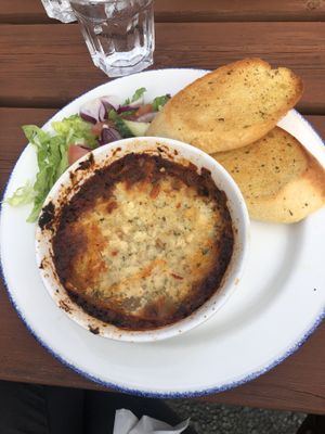 Baked vegan lasagna   at Antelope Inn in Bangor