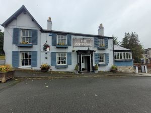 Antelope Inn Front Entrance at Antelope Inn in Bangor
