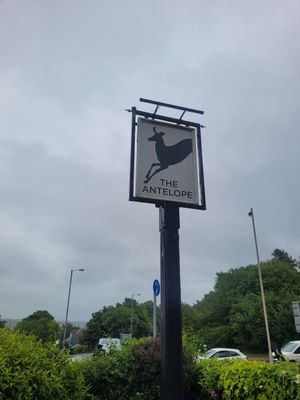 Antelope Inn Sign at Antelope Inn in Bangor