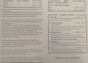 Menu 9 of 9 - Alcohol  at The Little Red Fox Espresso in Siem Reap