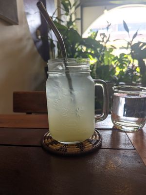 Lime juice at The Little Red Fox Espresso in Siem Reap
