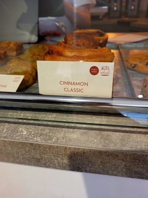 Cinnamon Classic. at Reubens Cafe & Coffee in Holyhead