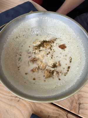 Cauliflower soup  at Faculty Club Novum in Wageningen