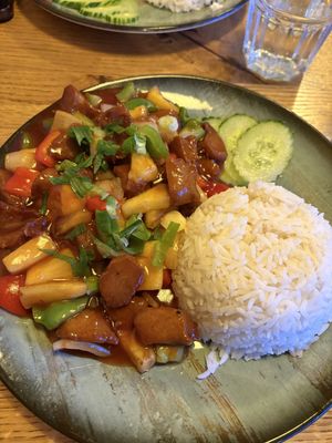 Sweet and sour   at Saïgon Cà Phê in Reims