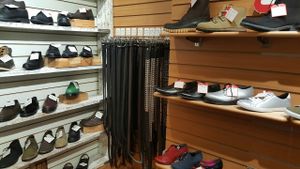 Belts at Vegetarian Shoes in Brighton