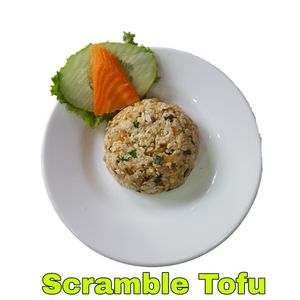 Scramble tofu  at Hamro Vegan in Lalitpur