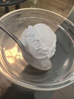 Vanilla ice cream   at Hamro Vegan in Lalitpur