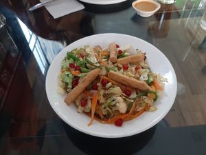 Glass noodles at Hamro Vegan in Lalitpur