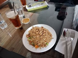Fried rice at Hamro Vegan in Lalitpur