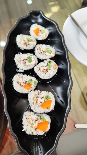 Tofu sushi #Veganuary at Hamro Vegan in Lalitpur