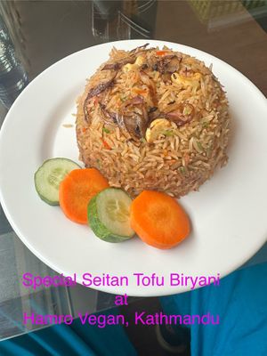   at Hamro Vegan in Lalitpur