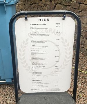 Menu  at Oak & Grain - Maybe closed in Ullapool