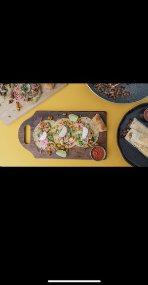 Tacos  at VegMex in La Paz