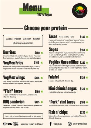 Meu at VegMex in La Paz