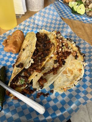 Quesadillas  at VegMex in La Paz