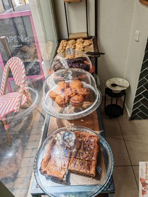 Home made cakes at À la Végétale in Nimes