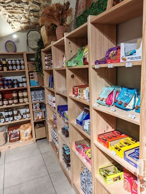 Inside at À la Végétale in Nimes