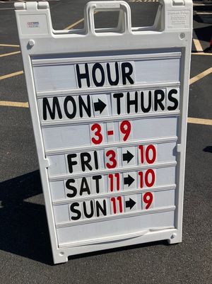 Hours - August 2022 at Kirtland Creamery in Kirtland