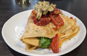 The bean... at Crêpe Café Sisters in Leavenworth