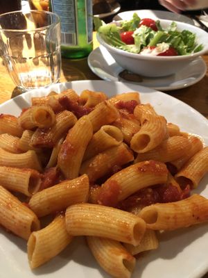 Rigatoni arrabbiata  at Sugo Pasta in Glasgow