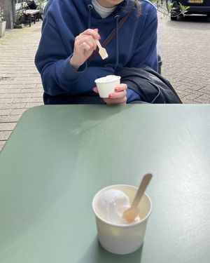 sticky rice ice creamm  at Piet Artisans of Flavour in The Hague