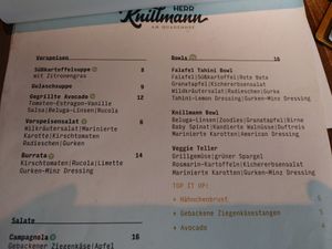 Vorspeisen und Bowls at Herr Knillmann in Dusseldorf