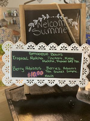 Customizable smoothie bowls (Add in toppings)  at BananaDog Tea in Muskegon