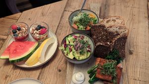 Vegan Brunch Board for two at Sidecar in Copenhagen