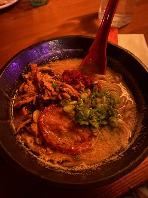 Tonkatsu ramen  at Strange Bird in Indianapolis