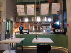 Inside at Studio Shawarma in Novi Sad