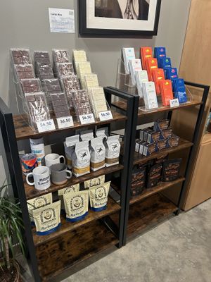 Some chocolate options  at Rey Amargo Chocolate Shop in Seattle