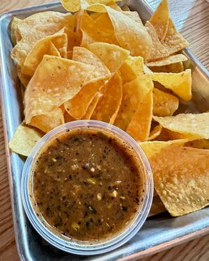 Chips & mild salsaa  at OMG Tacos - Richardson in Richardson