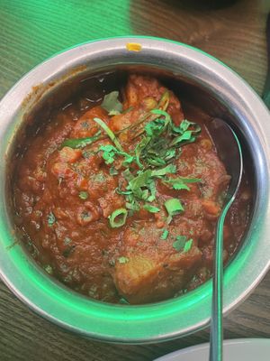 Vegetable chilli masala  at Lime Tree in Prestwich