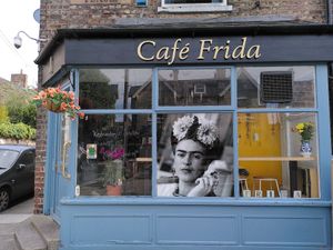 The café (July 2022) at Cafe Frida in York