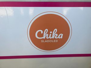 logo at Chika Sladoled in Ljubljana