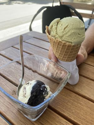 oreo and vanilla  at Chika Sladoled in Ljubljana