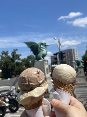 Best ice cream on Earth and it’s vegan as well! Would highly recommend!   at Chika Sladoled in Ljubljana