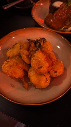 Crispy new potatoes $12.00 at Hail Lilith  in Footscray