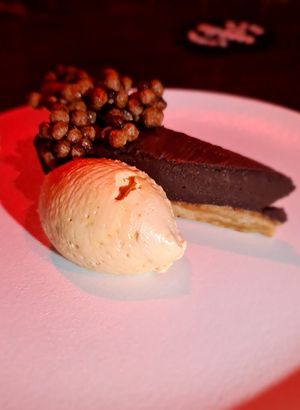 Chocolate tart at Hail Lilith  in Footscray