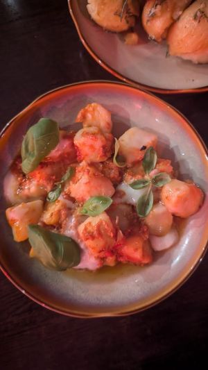 Baked gnocchi w/Nduju $24.00: YUM, cheesy, perfect sauce at Hail Lilith  in Footscray