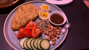 Nasi lemak schnitzel   at Hail Lilith  in Footscray