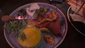 The platter. I loved the mushroom patè  at Hail Lilith  in Footscray