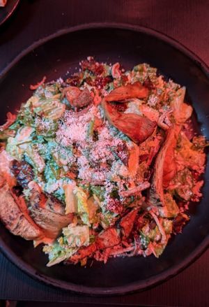 Ceaser Salad w/added chikn: delish ceaser, but didn't like the chikn texture $14 + $6 at Hail Lilith  in Footscray