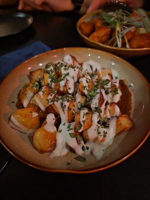 Garlic potatoes at Hail Lilith  in Footscray