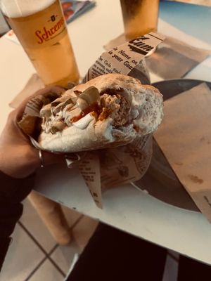 Hot Dog at Eh Wurst Vegane Würstelbar in Vienna