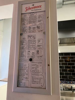 Menu at Eh Wurst Vegane Würstelbar in Vienna