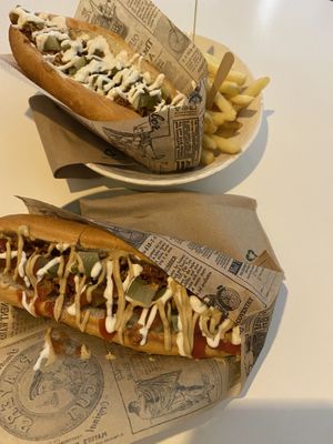 Klassischer Hot Dog #Veganuary at Eh Wurst Vegane Würstelbar in Vienna