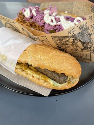   at Eh Wurst Vegane Würstelbar in Vienna